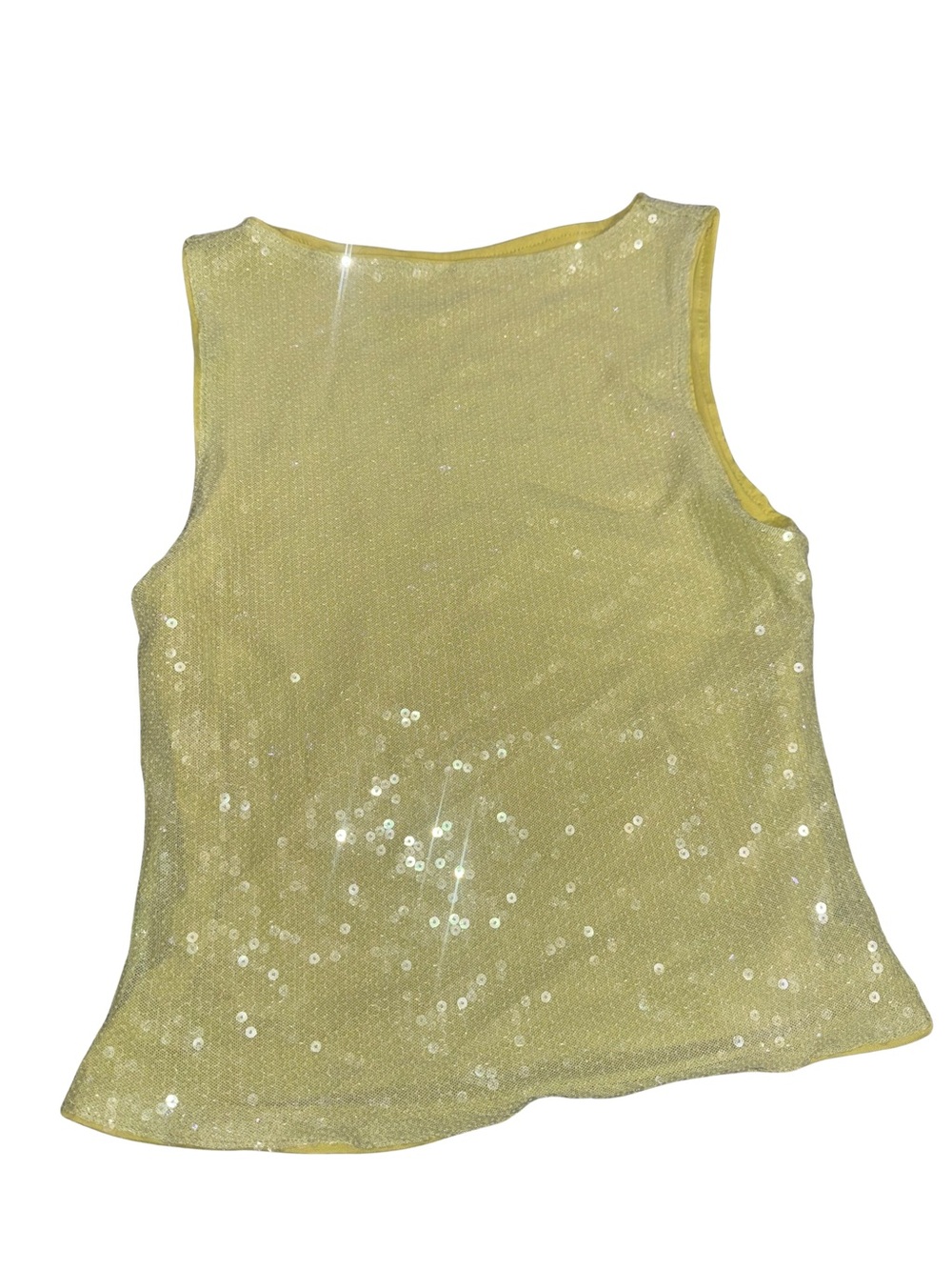 Green Sequin Tank Top Like New